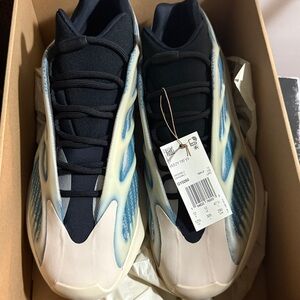 Stylish Blue and Black Sneakers